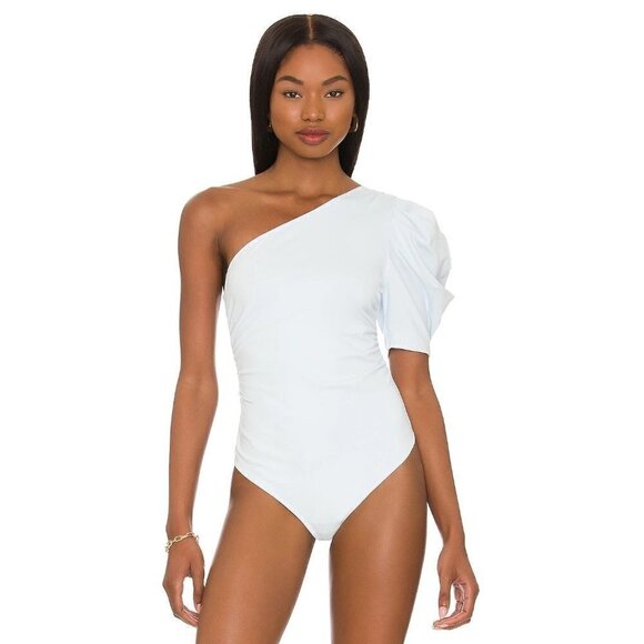 Free People Somethin Bout You Sold Bodysuit Crisp Morning Womens Size Large - Picture 2 of 11